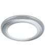 Trio Aura 652310106 chromen inbouwspot met LED paneeltje en LED rand die niet brand