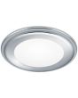 Trio Aura 652410106 chromen inbouwspot met LED paneeltje en niet brandende LED rand