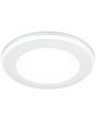 Trio Aura 652310131 witte inbouwspot met LED paneeltje en LED rand