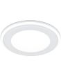 Trio Aura 652410131 witte inbouwspot met LED paneeltje en LED rand