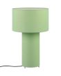 Trio Bale 505200149 tafellamp met zowel de voet als de kap van pistache groen textiel