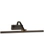 Searchlight Bilbao 5551-51BG geborsteld zwart gouden schilderijlamp met dunne balk met LED strip daaronder