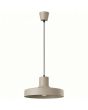 taupe kleurige metalen hanglamp Bilo van 35 cm in diameter