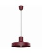 bordeauxrood metalen hanglamp Bilo van 35 cm in diameter
