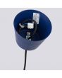 plafondkapje van de ultramarijn blauw metalen hanglamp Bilo van 35 cm in diameter
