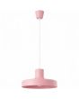 roze metalen hanglamp Bilo van 35 cm in diameter