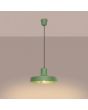 brandende saliegroen metalen hanglamp Bilo van 35 cm in diameter