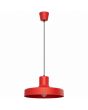 rood metalen hanglamp Bilo van 35 cm in diameter