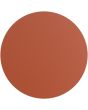okerrood ronde wandlamp Borgen van 30 cm in diameter voor indirect licht langs de muur