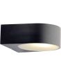 Brilliant Tyler 96104/06 zwarte buitenlamp met up en down licht, brandend