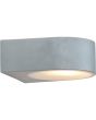 Brilliant Tyler 96104/11 titanium grijze wandlamp voor buiten met mat glas en up en down licht, brandend