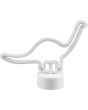 Reality Bronto R55360101 kinderlamp op batterijen met witte voet en led buis gevormd in de vorm van een brontosaurus
