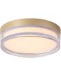 Plafondlamp Button LED goud 23cm