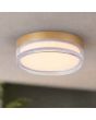 Plafondlamp Button LED goud 23cm