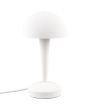 Trio Canaria R59561131 mat wit tafellampje met half ronde kap van metaal