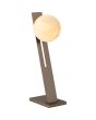 Tafellamp Carrara latte 40cm