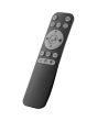 Afstandbediening van de Brilliant Catania zwarte plafondventilator van 48,6 cm in diameter met LED rand rond de ventilator voor RGB licht of CCT wit licht
