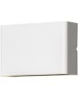 Konstsmide Chieri witte wandlamp van 17 cm breed voor buiten met meerdere lichtpunten voor een bijzonder lichteffect op de muur