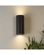 Wandlamp Cyls zandzwart 15cm