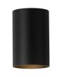 Wandlamp Cyls zandzwart 10cm