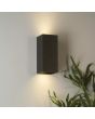 Wandlamp Don up-down zandzwart 15cm
