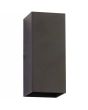 Wandlamp Don up-down zandzwart 15cm
