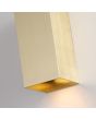 Wandlamp Don up-down goud 15cm