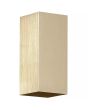 Wandlamp Don up-down goud 15cm