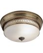 Searchlight Edinburgh 4132-2B brandende klassieke bronzen badkamerlamp met opaal glas