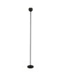 Searchlight Eindhoven EU1014BK brandende zwarte uplighter met klein zwart bolletje met GU10 lamp naar boven gericht