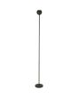 Searchlight Eindhoven EU1014BK zwarte uplighter met klein zwart bolletje met GU10 lamp naar boven gericht