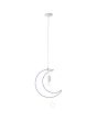 Brilliant Ezra 99105/40 hanglamp met maan van metaaldraad en hangend sterretje