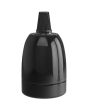 940390 Calex lamphouder E27 keramiek zwart, max.250V-60W