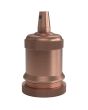 940462 Calex lamphouder E27 aluminium model piek M-003 mat koper, max.250V-60W