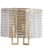 Wandlamp Flute goud 25cm