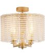 Plafondlamp Flute goud 35cm