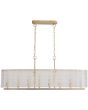 Hanglamp Flute goud 99cm