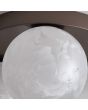 Plafondlamp Frosty brons 30cm