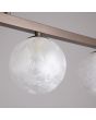 Plafondlamp Frosty brons 72cm
