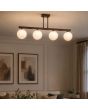 Plafondlamp Frosty brons 72cm
