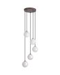 Hanglamp Frosty brons 35cm