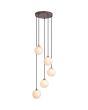 Hanglamp Frosty brons 35cm