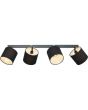 Brilliant Sandra G85031/06 plafondlamp zwart