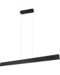 Trio Galway 349710132 brandende zwarte dunne hanglamp met liftfunctie en LED naar boven en beneden