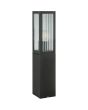 Sokkellamp Getta zwart 50cm