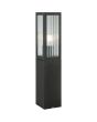 Sokkellamp Getta zwart 50cm