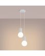 Hanglamp Halo wit 15cm