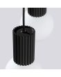 Hanglamp Halo zwart 15cm