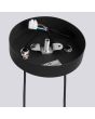 Hanglamp Halo zwart 15cm