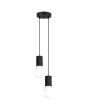 Hanglamp Halo zwart 15cm